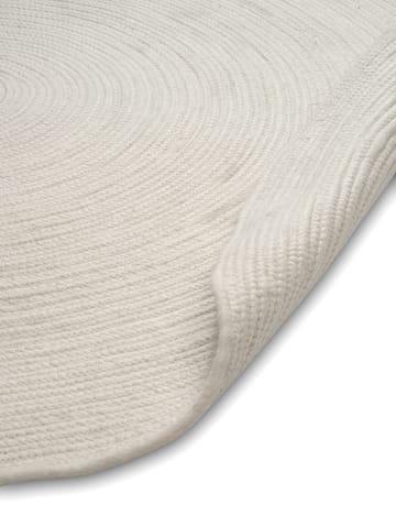 Merino ullmatta rund Ø240 cm - White - Classic Collection