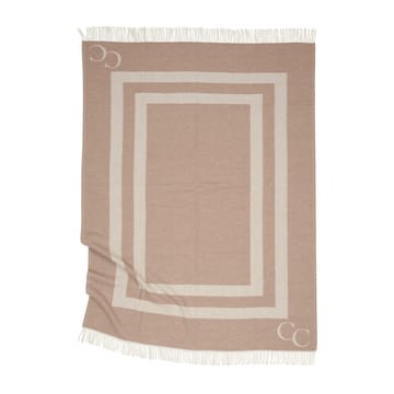 Monogram ullpläd 130x200 cm - Beige - Classic Collection