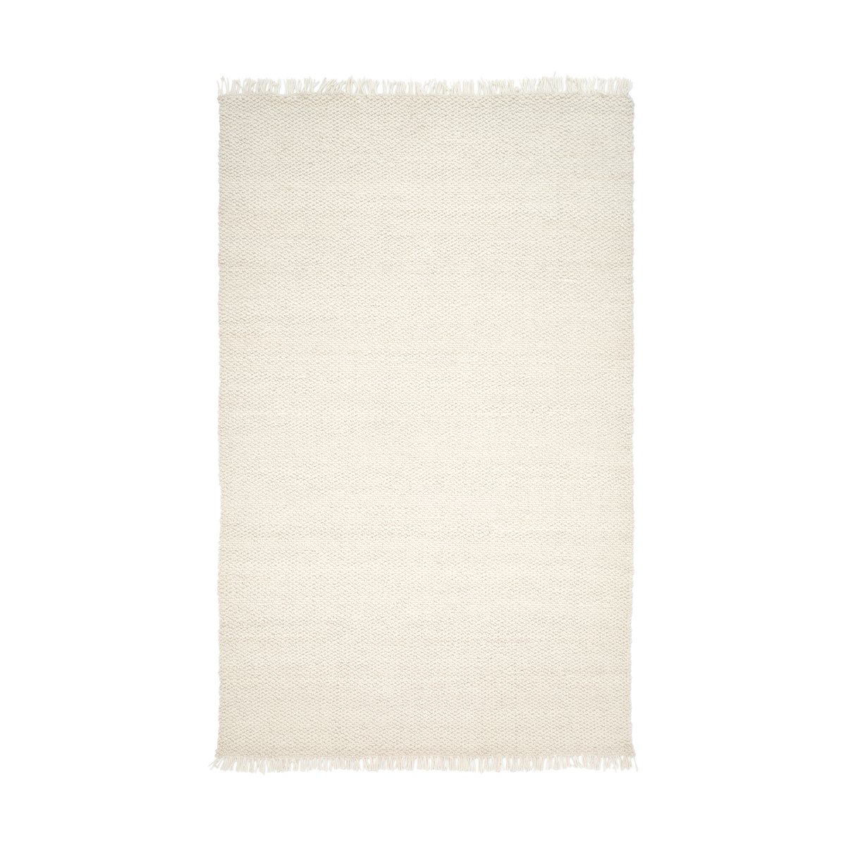 Classic Collection Pebbles matta Vit, 170x230 cm | Skandinavisk Design | Ullmattor | Vit