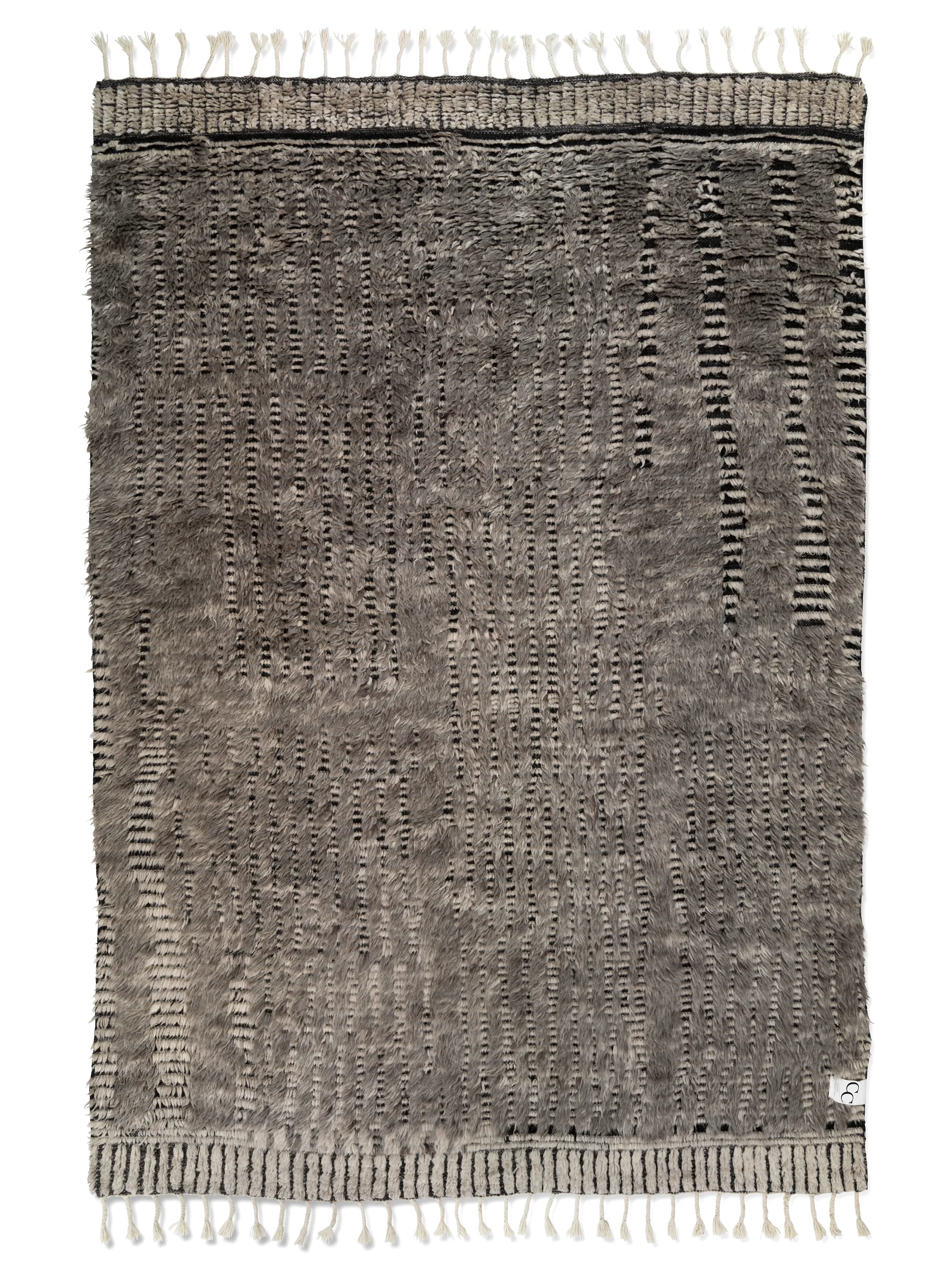 Raccoon ullmatta 200x300 cm, Natural Classic Collection