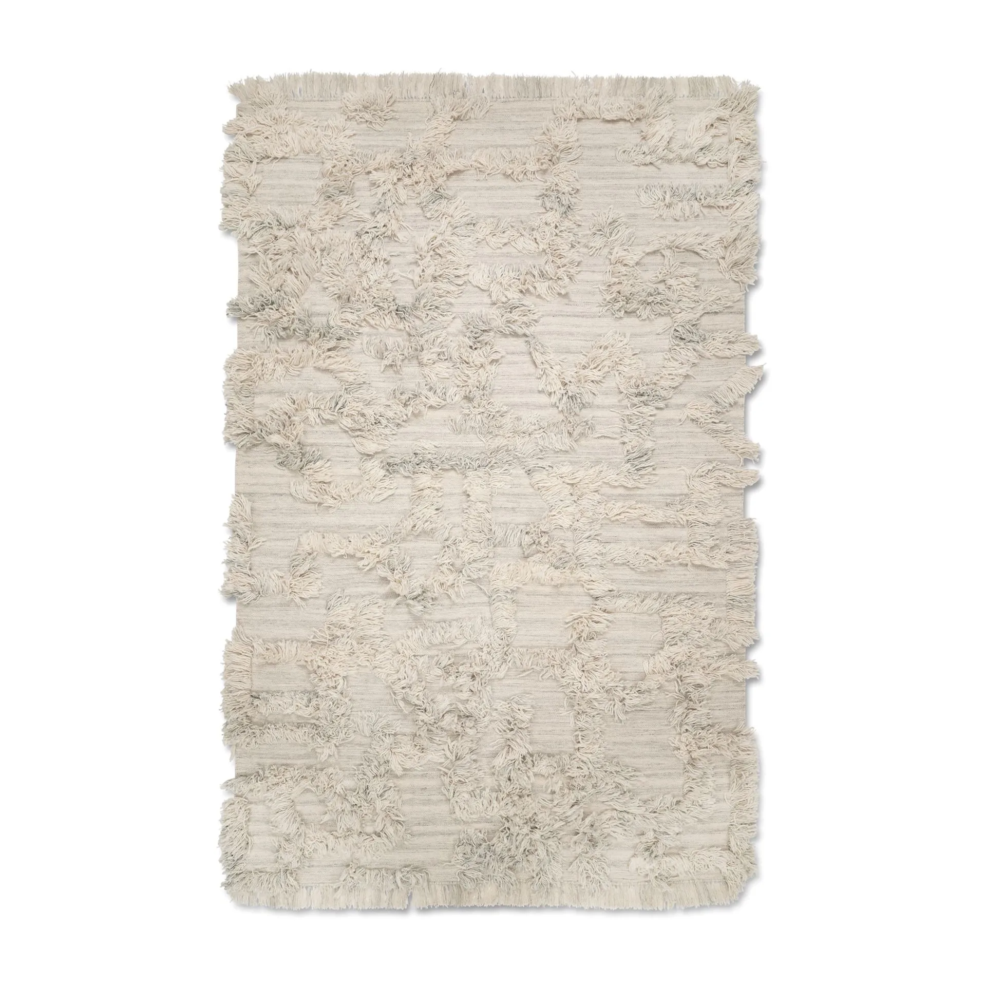 Rio ullmatta 170x230 cm, Ivory melange Classic Collection