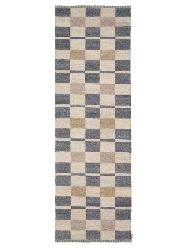 Rutvik matta - Blue, 80x250 cm - Classic Collection