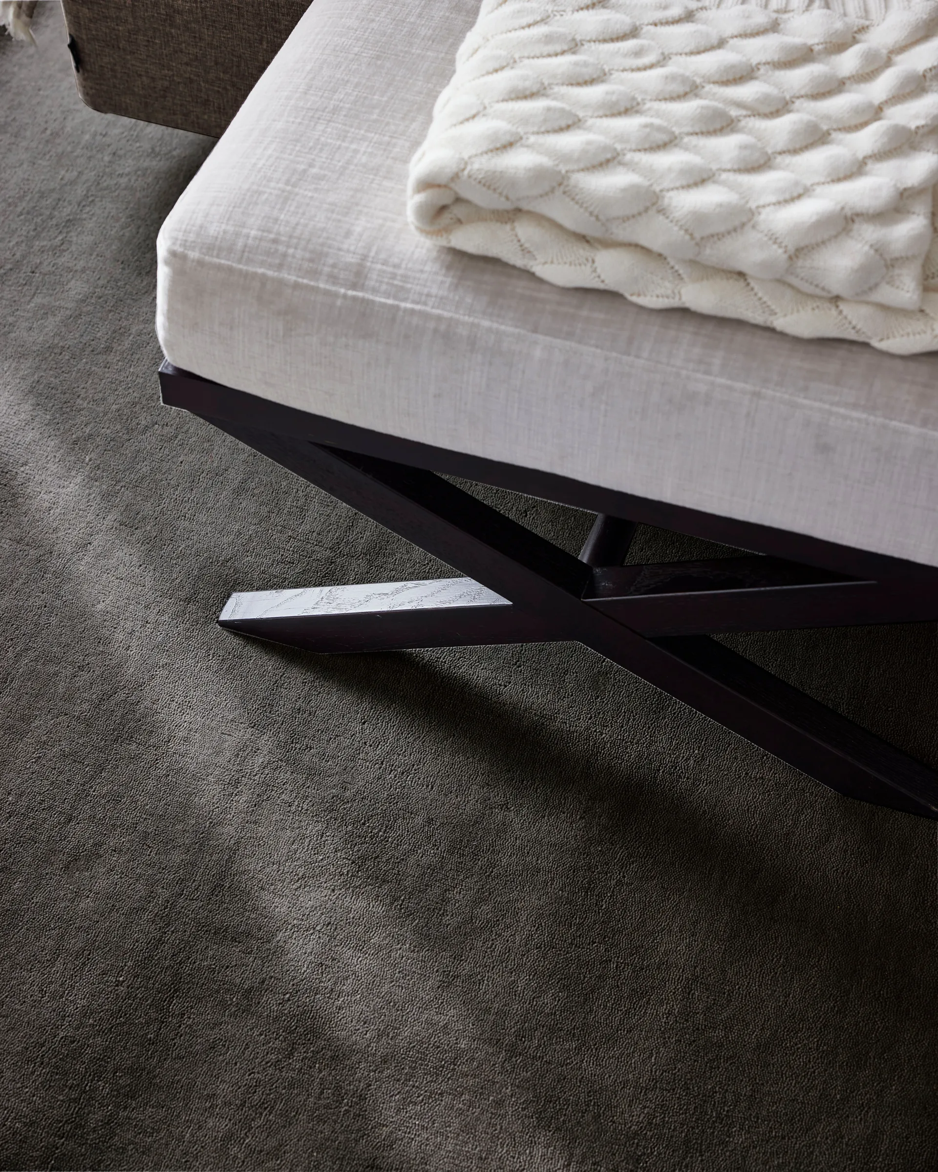 Solid matta, Charcoal, 250x350 cm Classic Collection