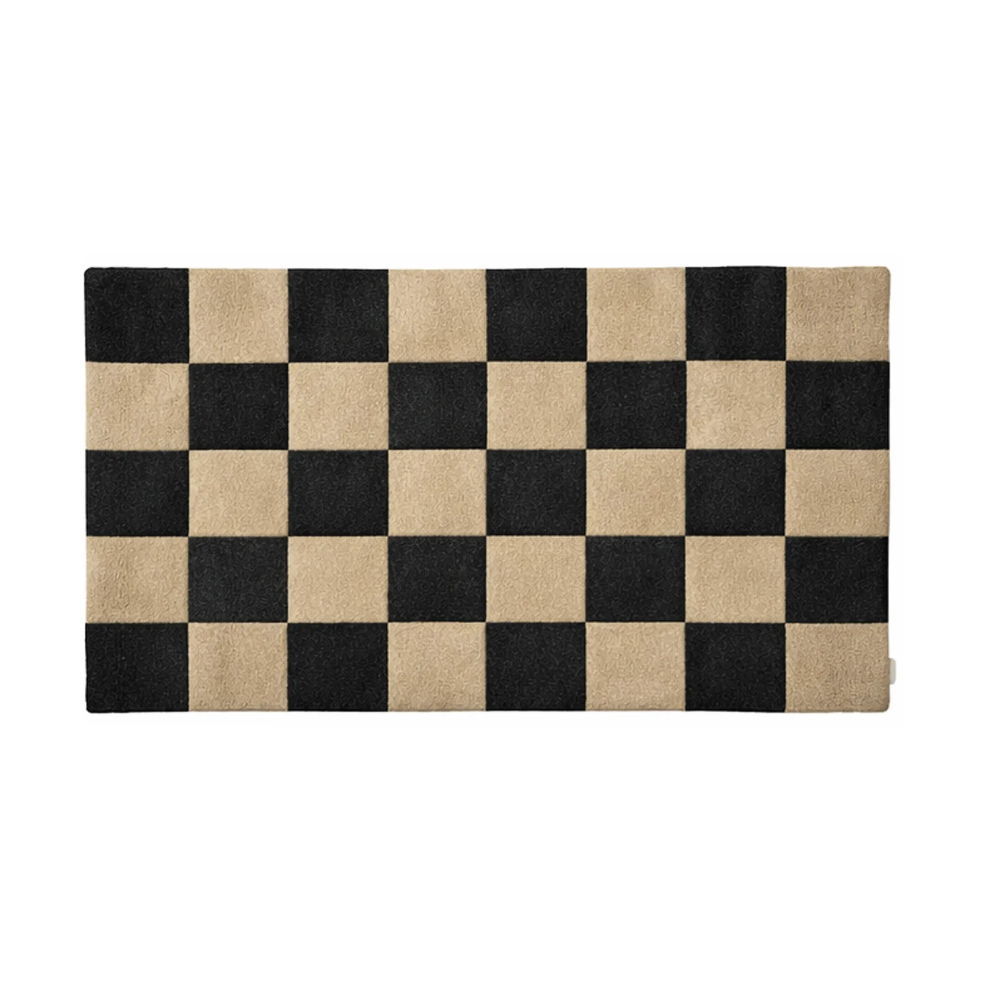 Square dörrmatta, Black-natur, 85x130 cm Classic Collection