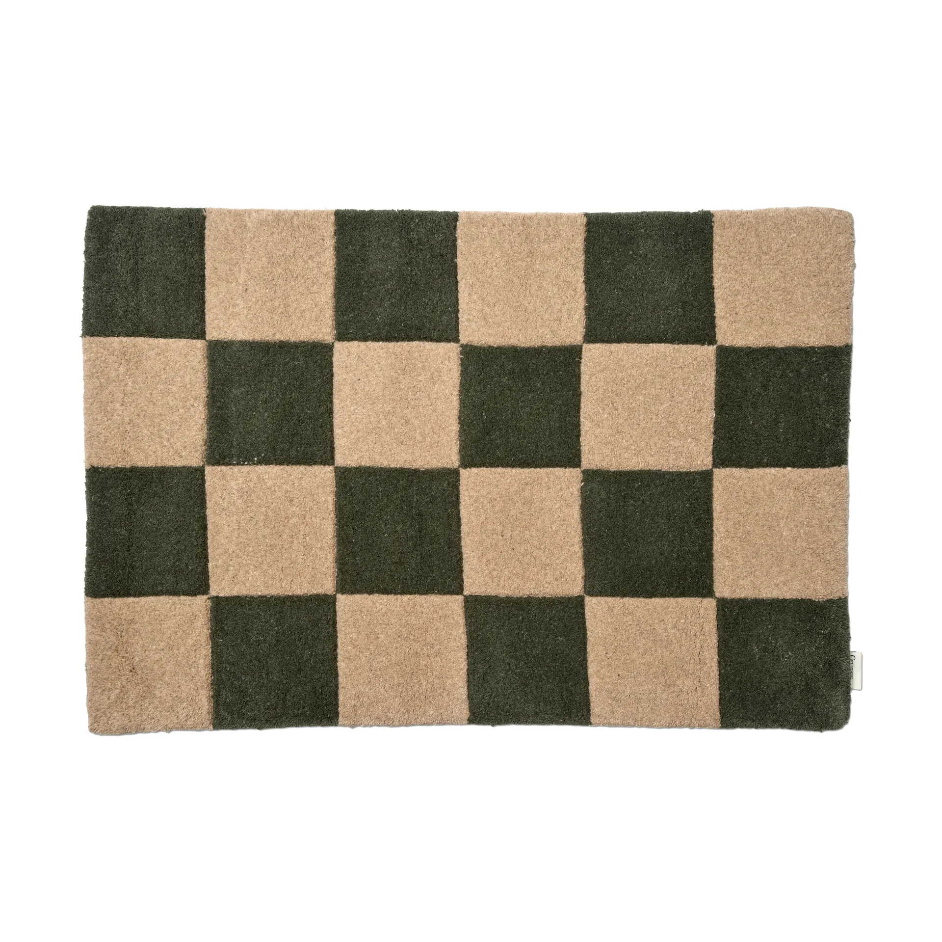Square dörrmatta, Green-natur, 60x90 cm Classic Collection