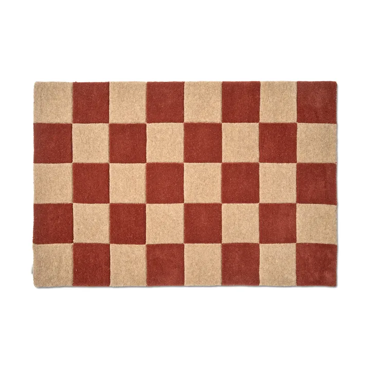 Square dörrmatta - Terracotta-natur, 85x130 cm - Classic Collection