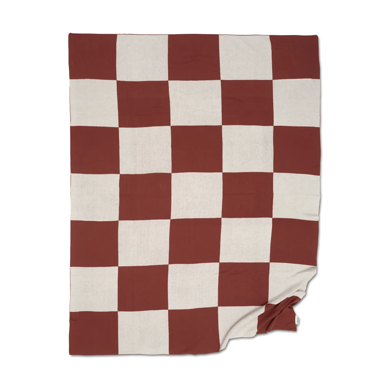 Classic Collection Square pläd 130x170 cm Mörk Brown