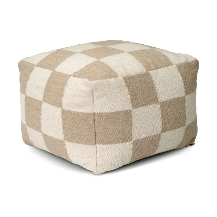 Square puff 50x50 cm - Vit-natur - Classic Collection