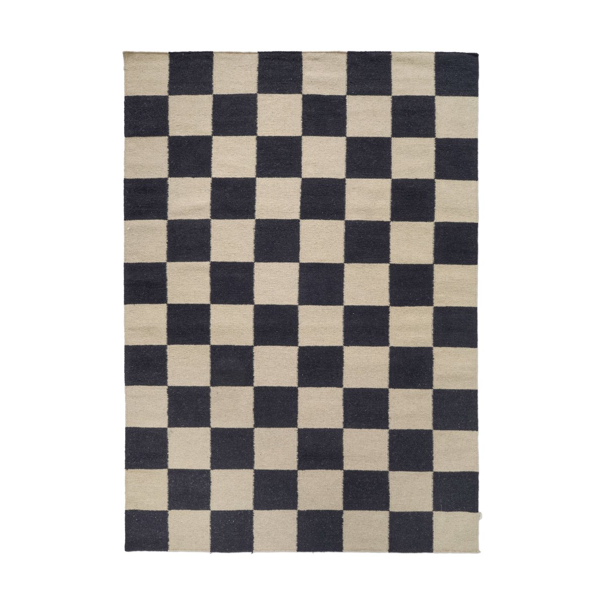 Classic Collection Squares matta Black-natural, 300x400 cm