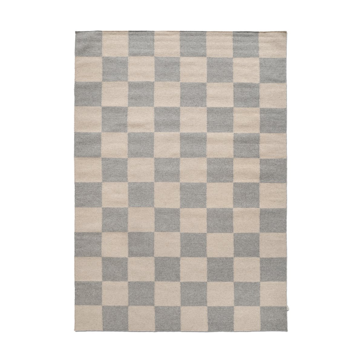Classic Collection Squares matta Grå-beige, 250x350 cm