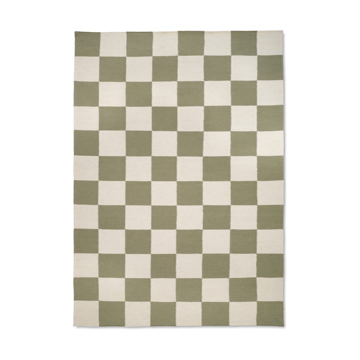 Squares matta - White-green, 300x400 cm - Classic Collection