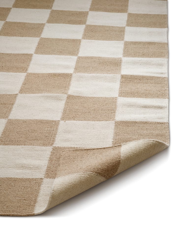 Squares matta, White-natural, 300x400 cm Classic Collection