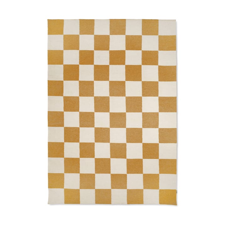Squares matta - White-yellow, 250x350 cm - Classic Collection