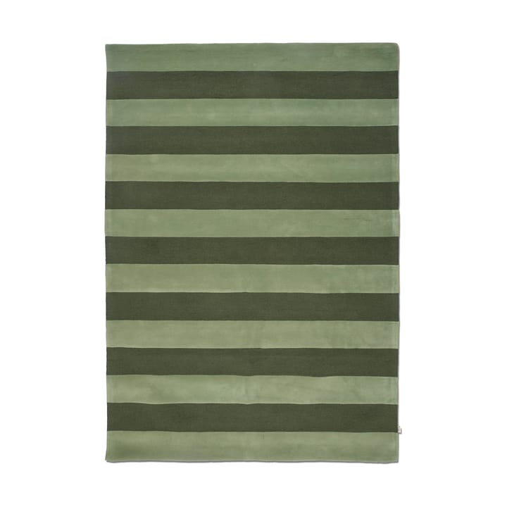 Stripe Boucle matta, Green, 170x230 cm Classic Collection
