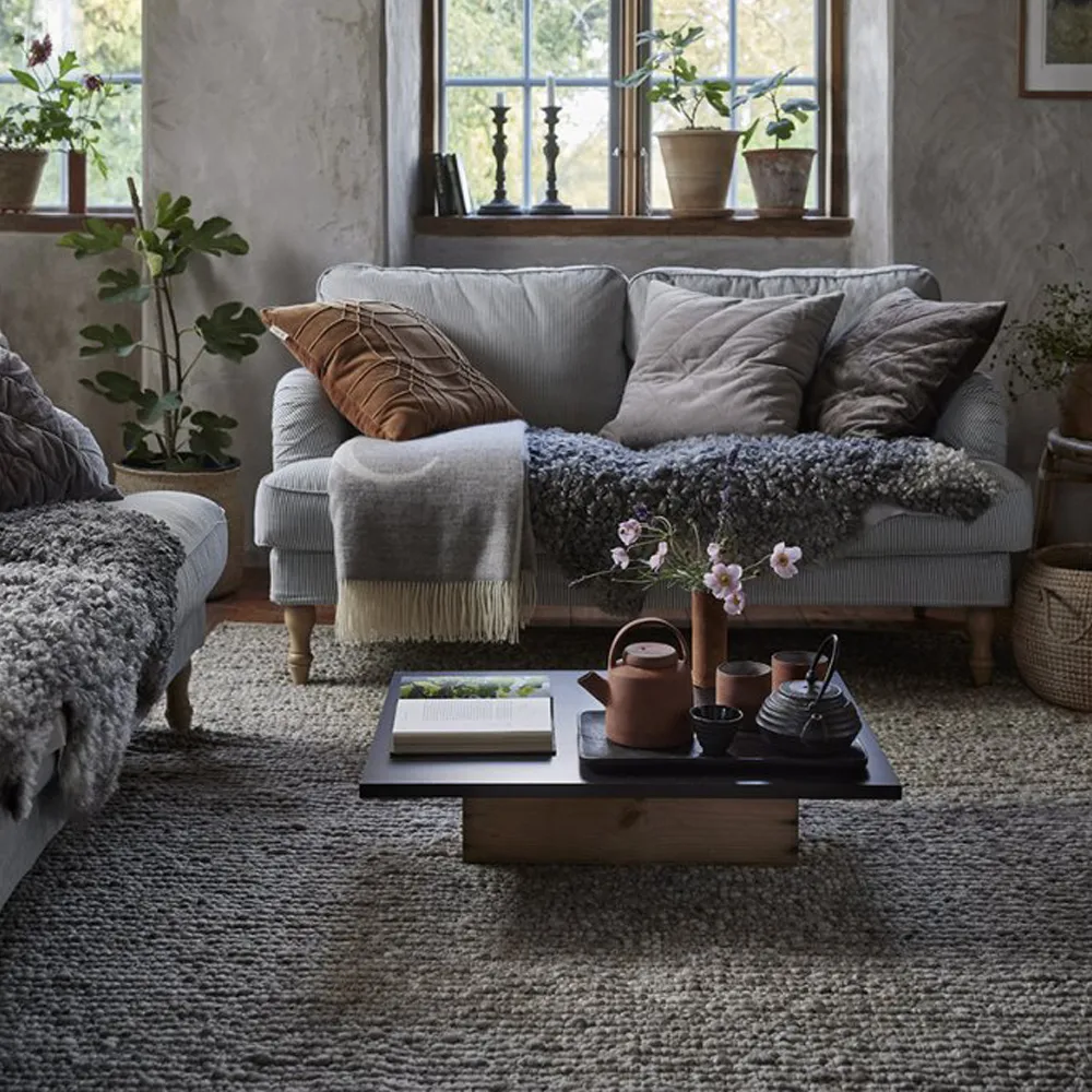 Verbier matta, beige melange, 200x300 cm Classic Collection