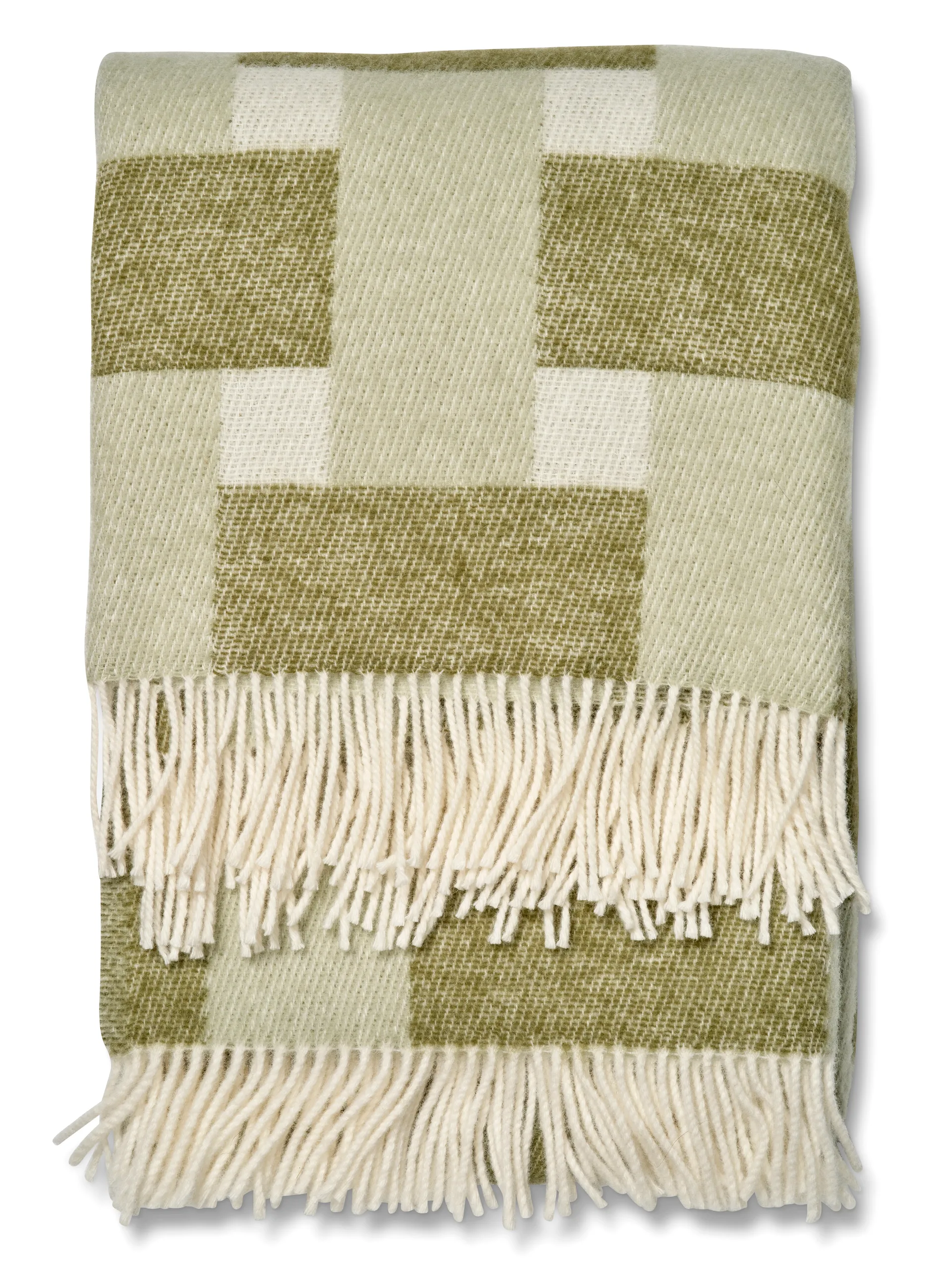 Weave pläd 130x180 cm, Grön Classic Collection