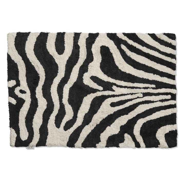 Zebra badrumsmatta 60x90 cm - Svart-vit - Classic Collection