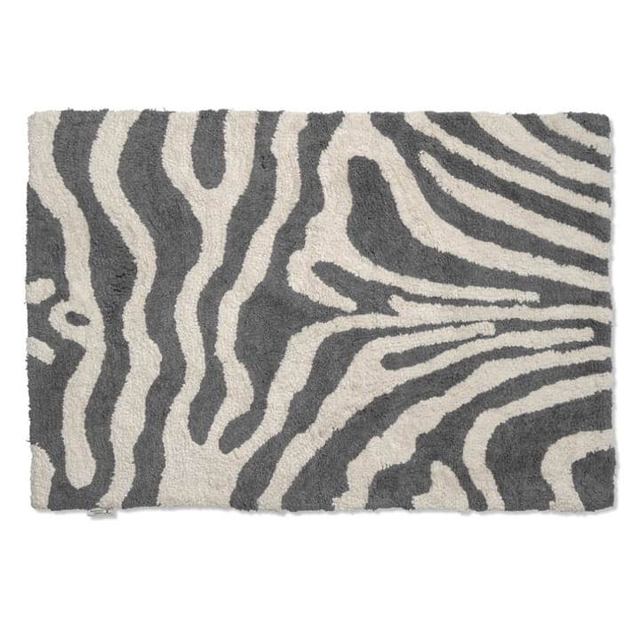 Zebra badrumsmatta 60x90 cm, Titanium-vit Classic Collection