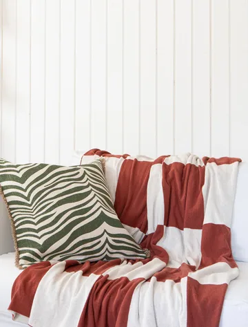 Zebra kudde 50x50 cm - Grön - Classic Collection