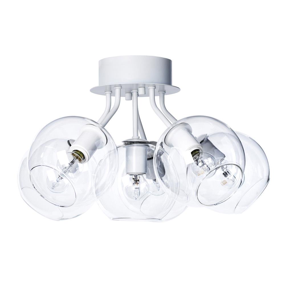 CO Bankeryd Tage plafond vit-klarglas | Skandinavisk Design | Plafonder | Transparent
