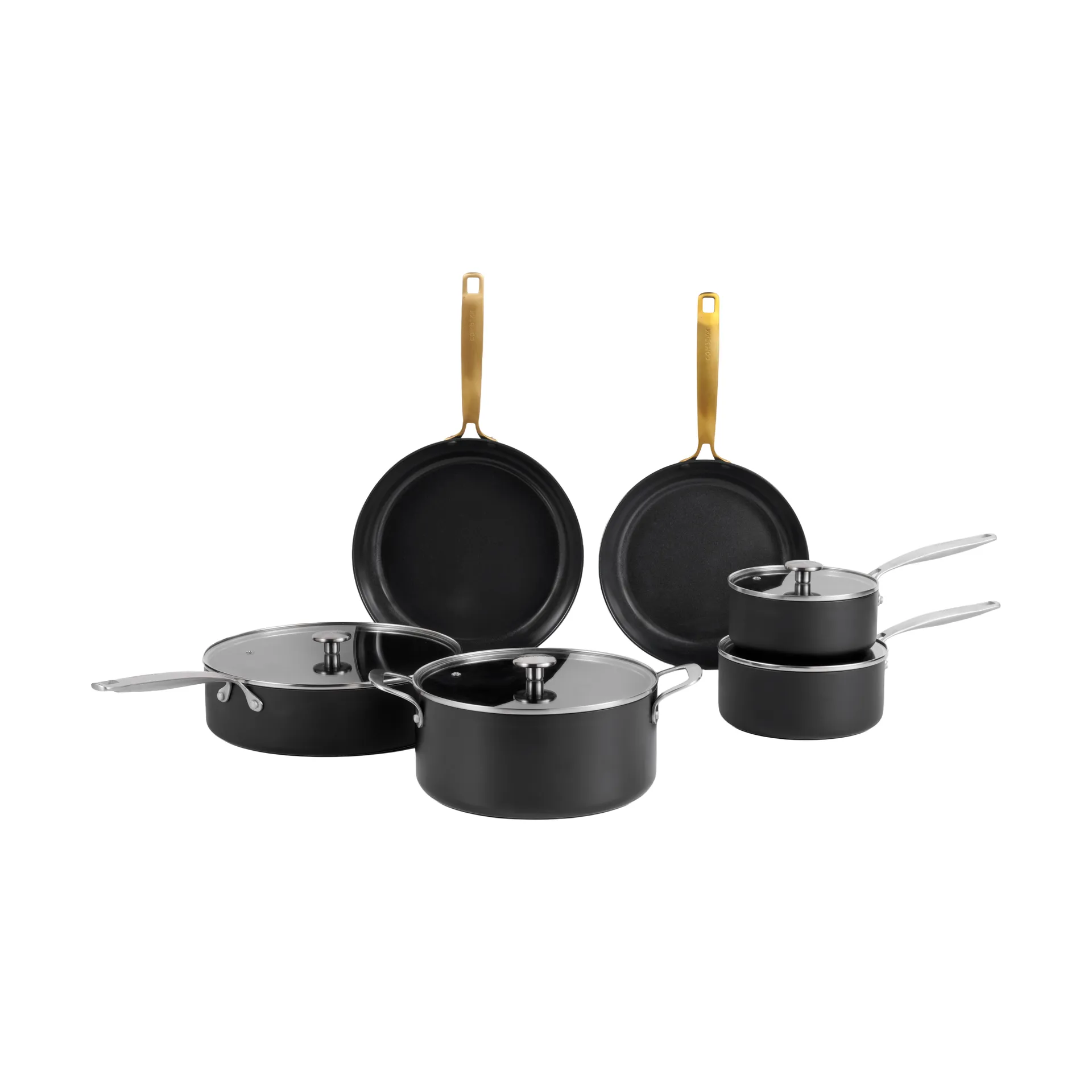 Combekk Element gryt- och stekpanneset 10-delar, Black Combekk