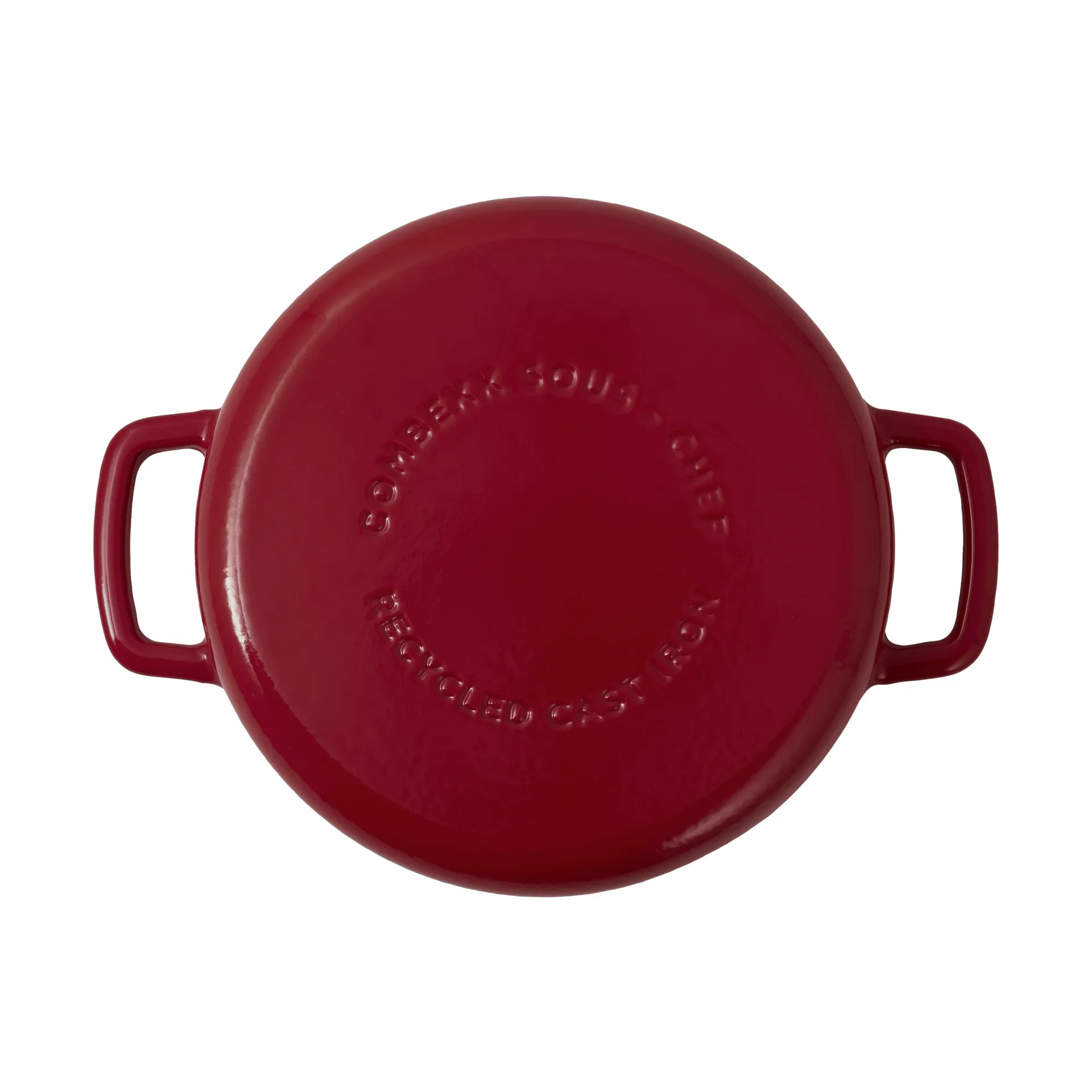Combekk Enameled stekpanna gjutjärn Ø24 cm, Bordeaux Combekk