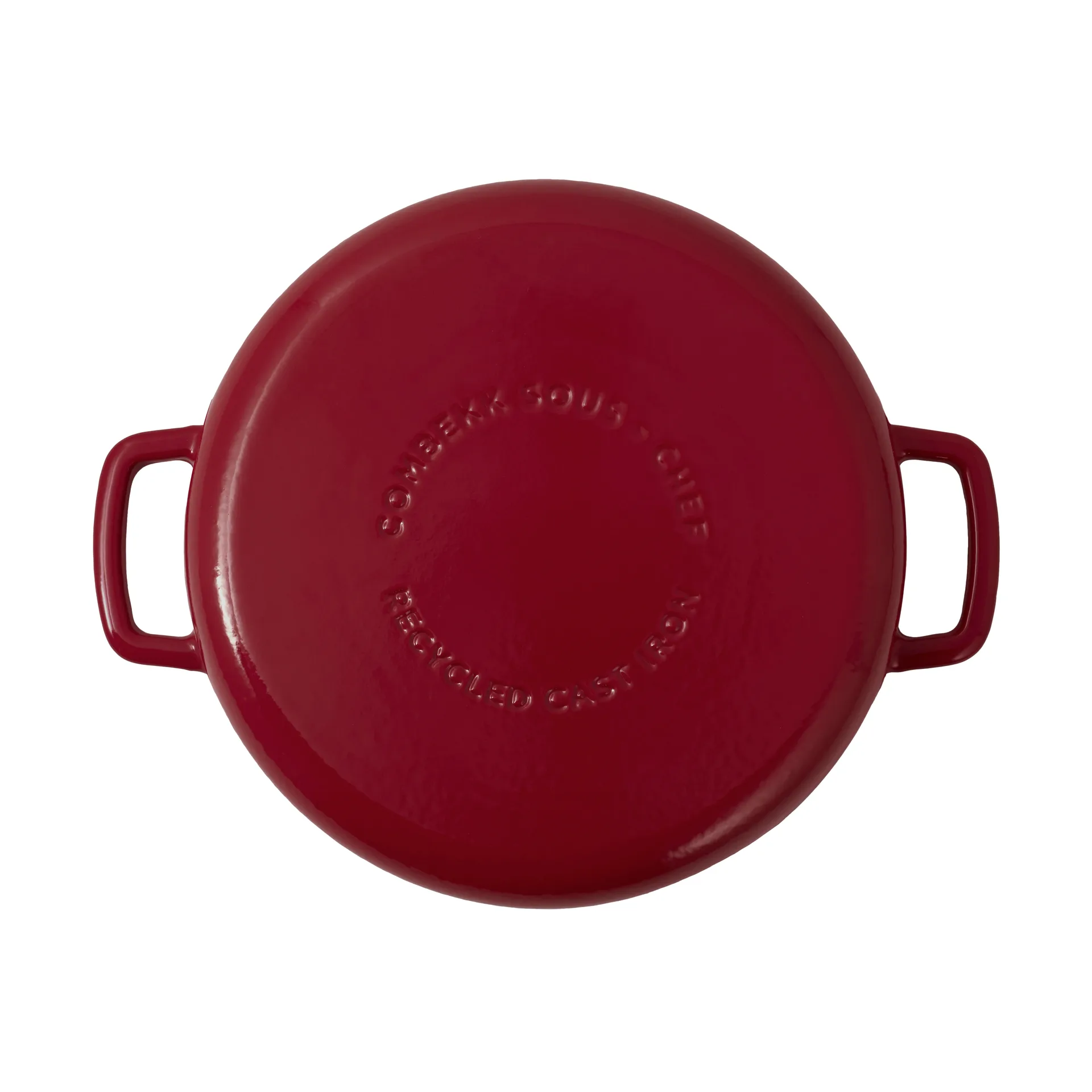 Combekk Enameled stekpanna gjutjärn Ø28 cm, Bordeaux Combekk