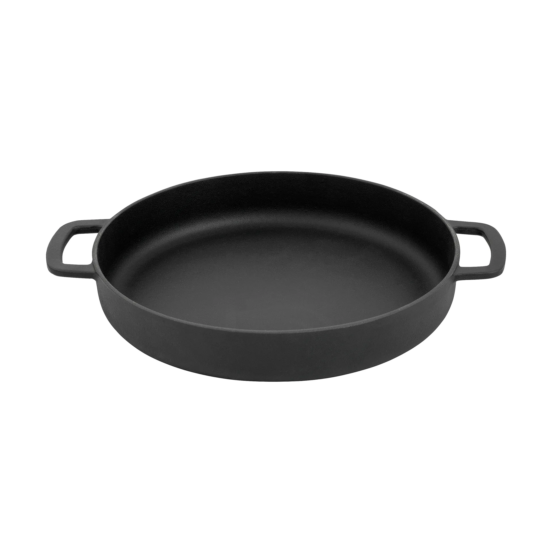 Combekk Enameled stekpanna gjutjärn Ø28 cm, Matt Black Combekk
