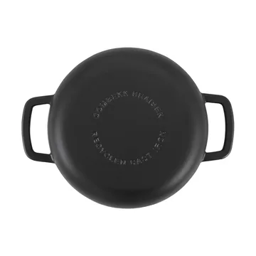 Combekk Enameled traktörpanna gjutjärn Ø28 cm - Black-silver knob - Combekk