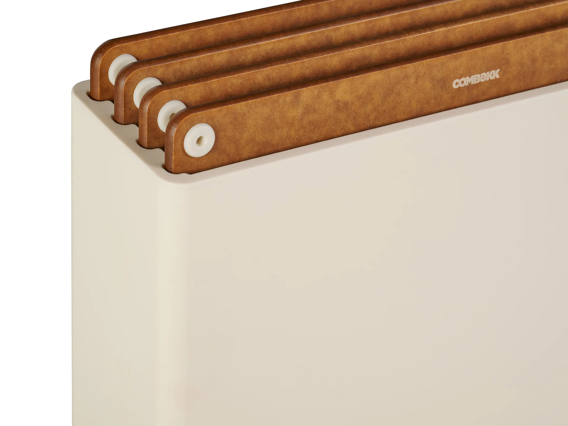 Combekk skärbräda 4-pack, Sand-brown Combekk