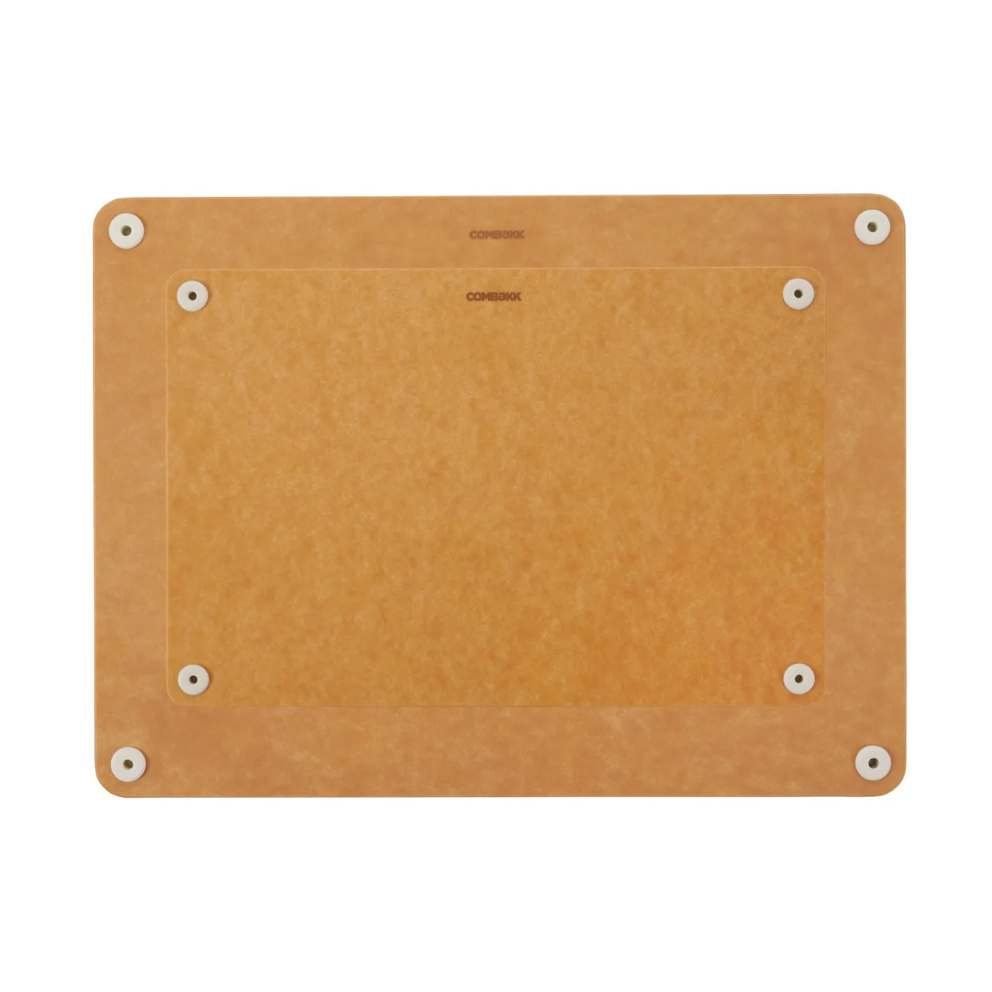 Combekk skärbräda trä 2-delar, Natural Combekk