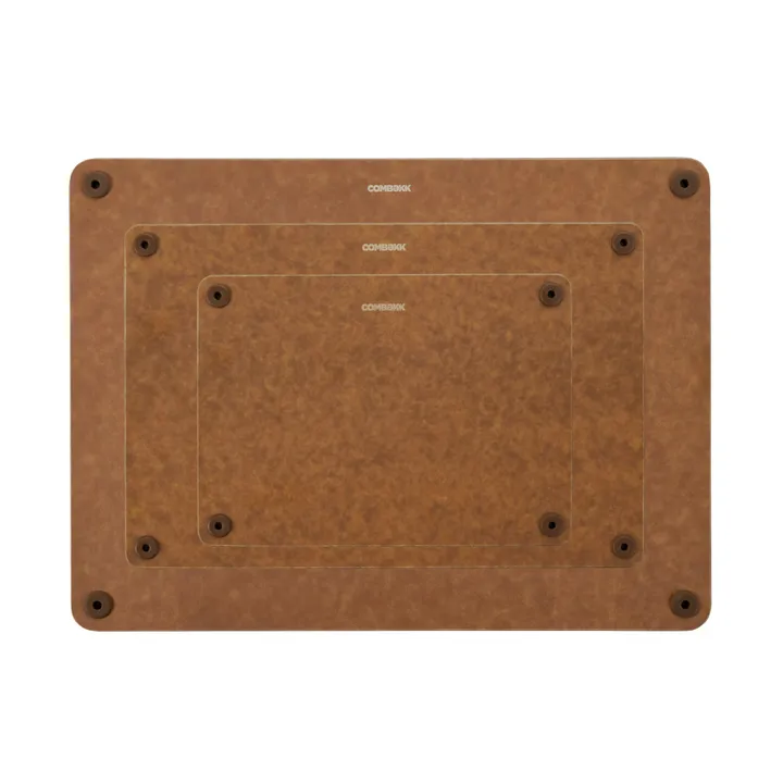Combekk skärbräda trä 3-delar - Brown - Combekk