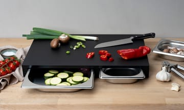 Duracore skärbräda 2 lådor - 49,5x32,5 - Continenta