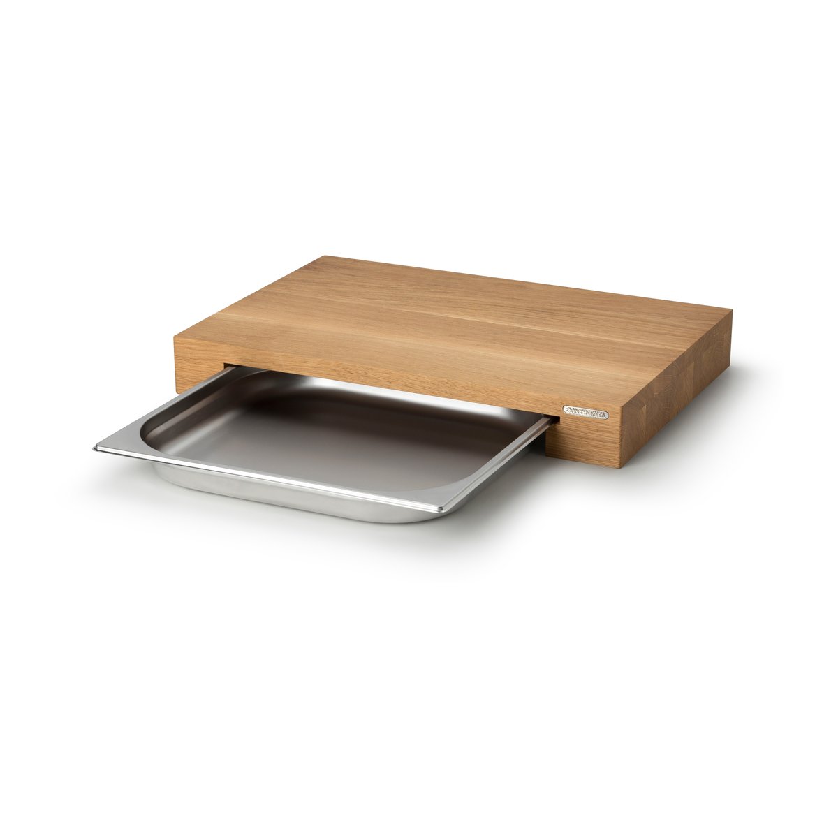 Continenta Skärbräda ek med 1 bleck 27x39 cm | Skandinavisk Design | Skärbrädor | Beige