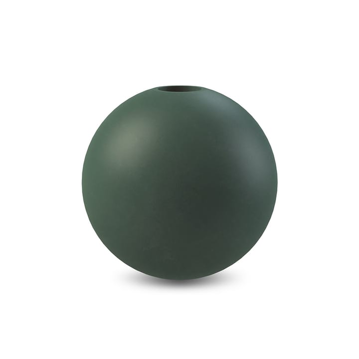 Ball ljusstake 10 cm - dark green - Cooee Design