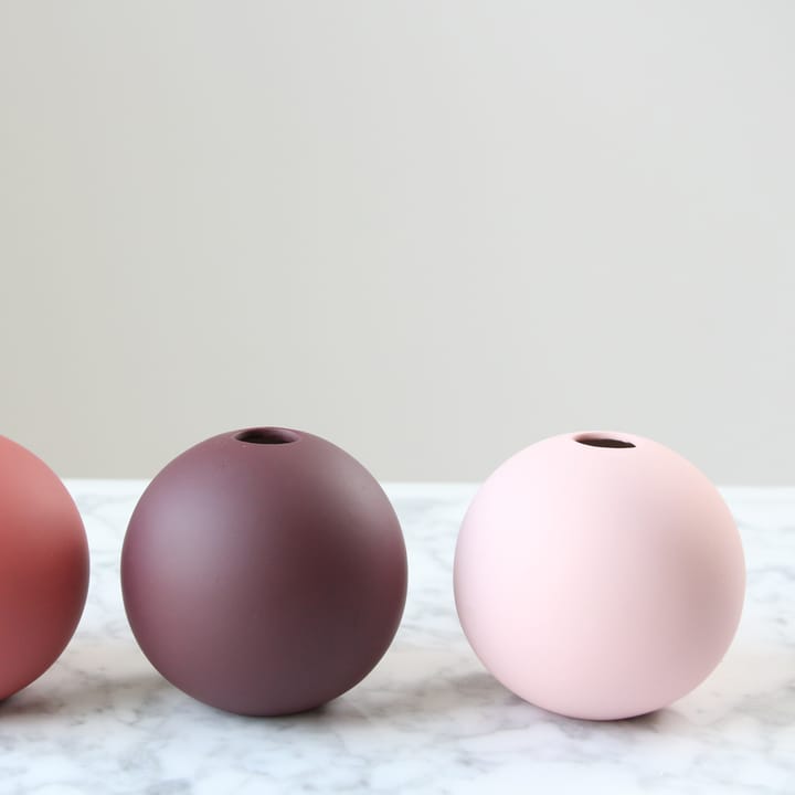 Ball ljusstake 8 cm - dusty pink - Cooee Design