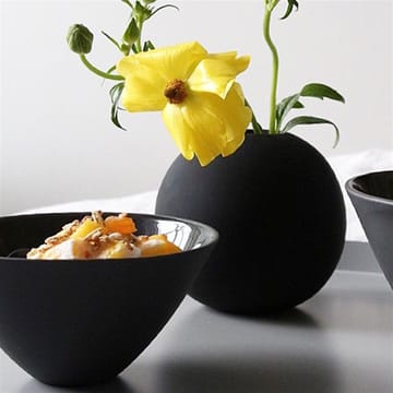 Ball vas black - 10 cm - Cooee Design