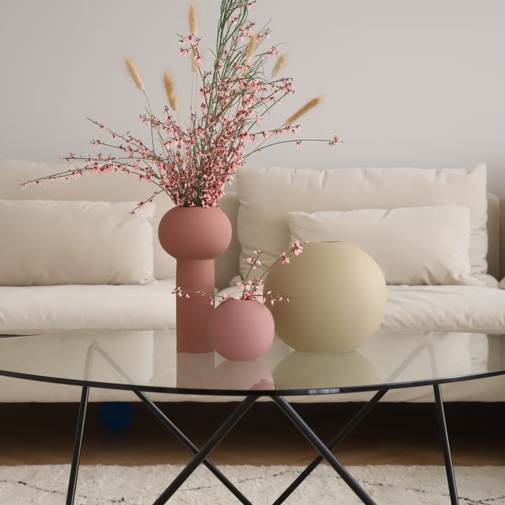 Ball vas cinder rose, 10 cm Cooee Design