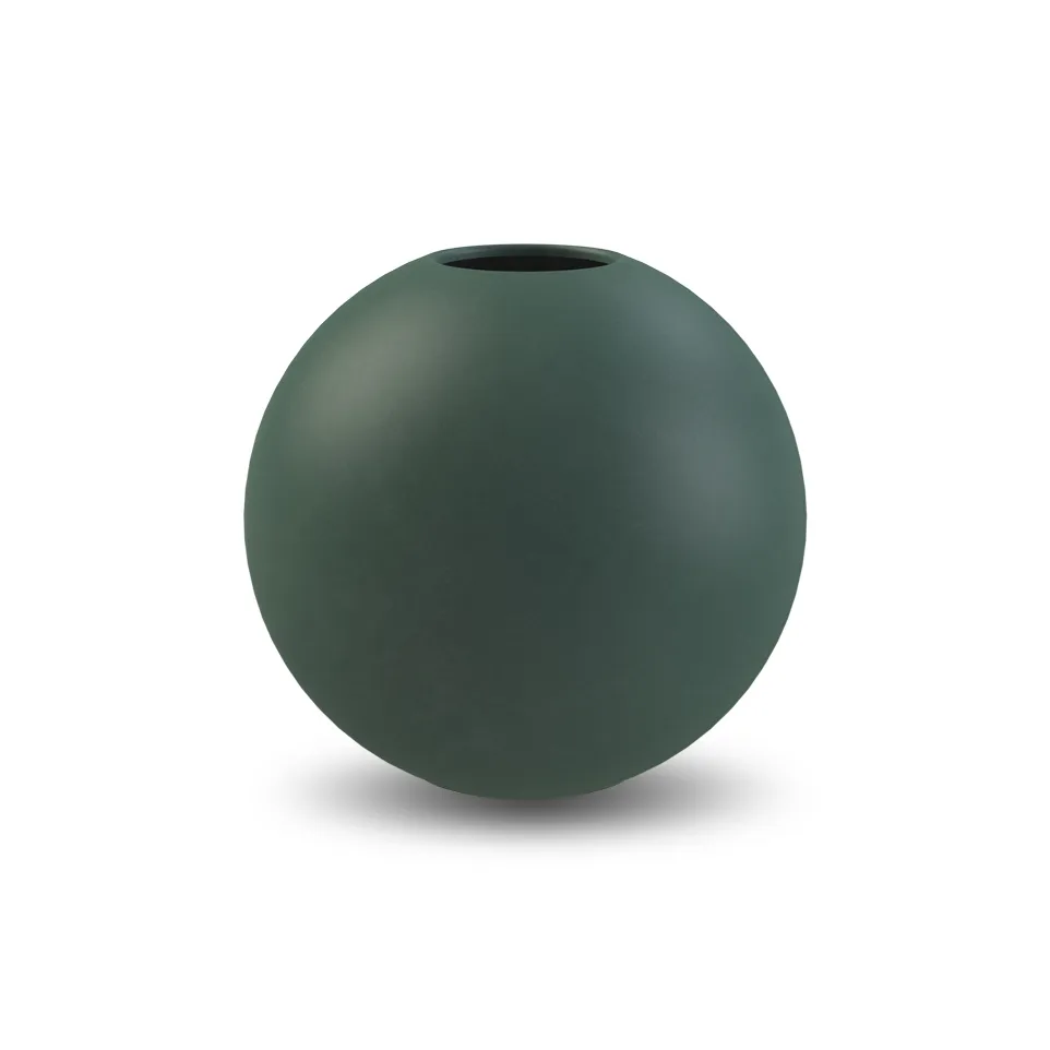 Ball vas dark green, 10 cm Cooee Design