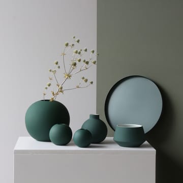 Ball vas dark green - 20 cm - Cooee Design