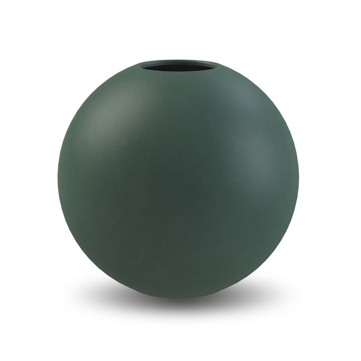Ball vas dark green, 20 cm Cooee Design