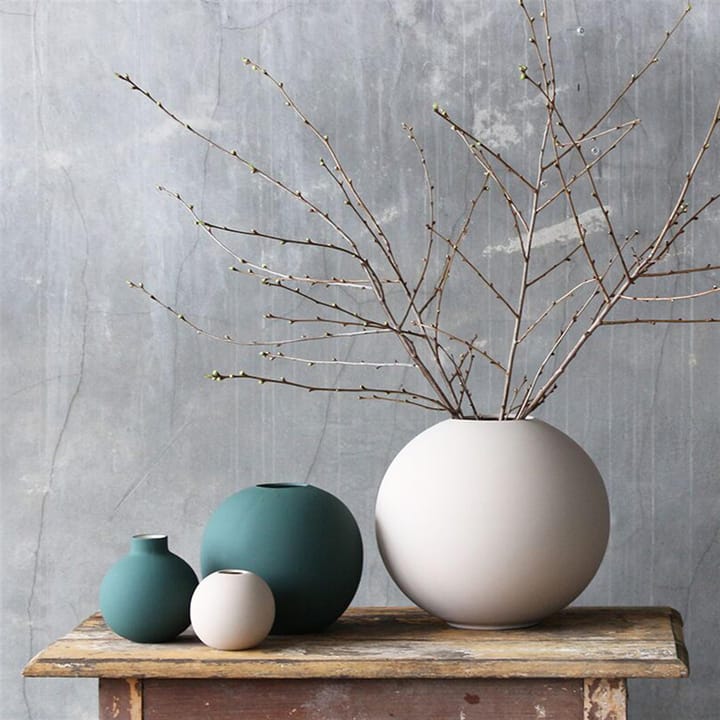 Ball vas dark green, 20 cm Cooee Design