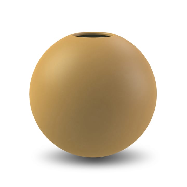 Ball vas ochre - 20 cm - Cooee Design