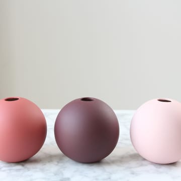 Ball vas plum - 8 cm - Cooee Design