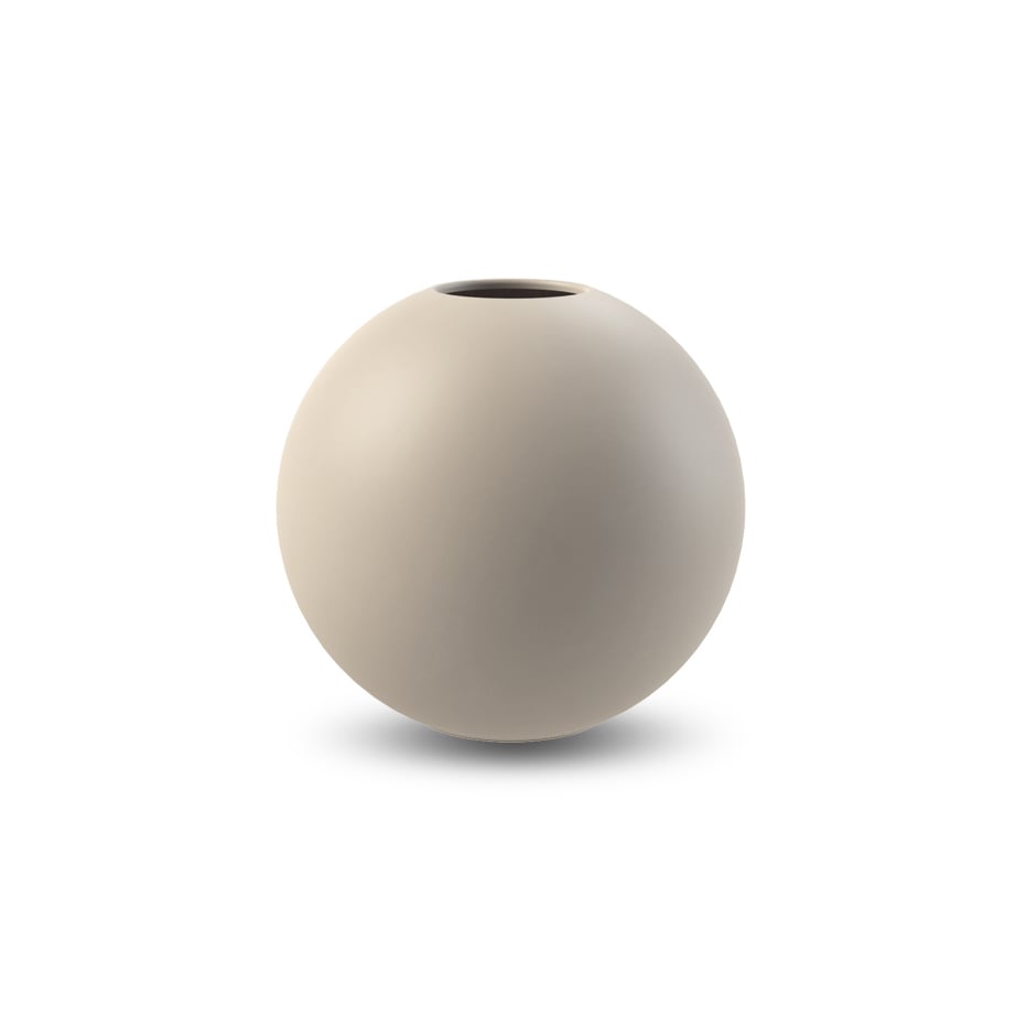 Cooee Design Ball vas sand 8 cm | Skandinavisk Design | Vaser | Beige