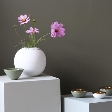 Ball vas white - 20 cm - Cooee Design