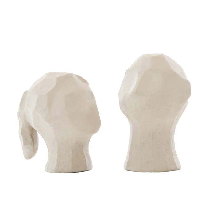 Benedict och Amal sculpture - Limestone - Cooee Design