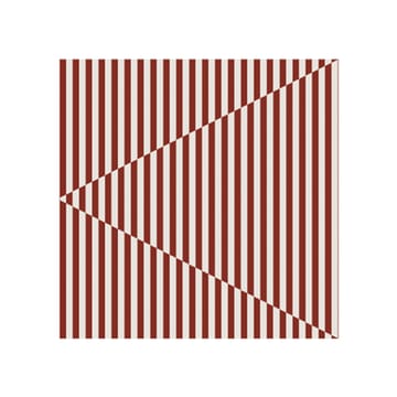 Broken Lines servett 33x33 cm 20-pack - Berry-white - Cooee Design