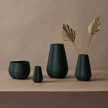 Clover vas 11 cm - Dark green - Cooee Design