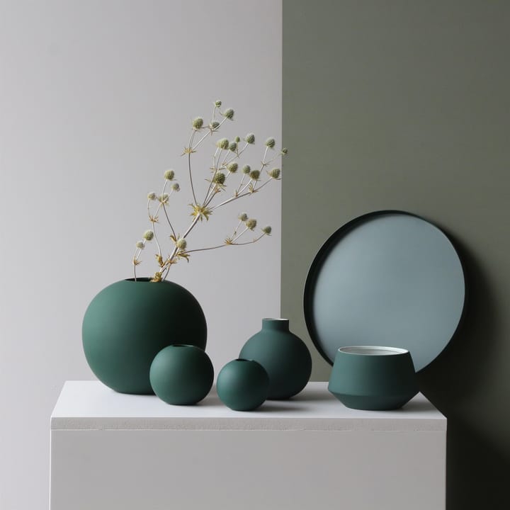 Collar vas 12 cm, dark green Cooee Design